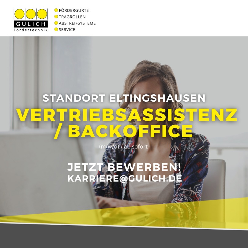 Vertriebsassistenz / Backoffice  in Beckum (m/w/d) 